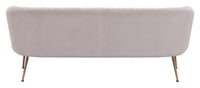 Zuo Modern Deco Sofa in Beige/Grey