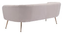 Zuo Modern Deco Sofa in Beige/Grey