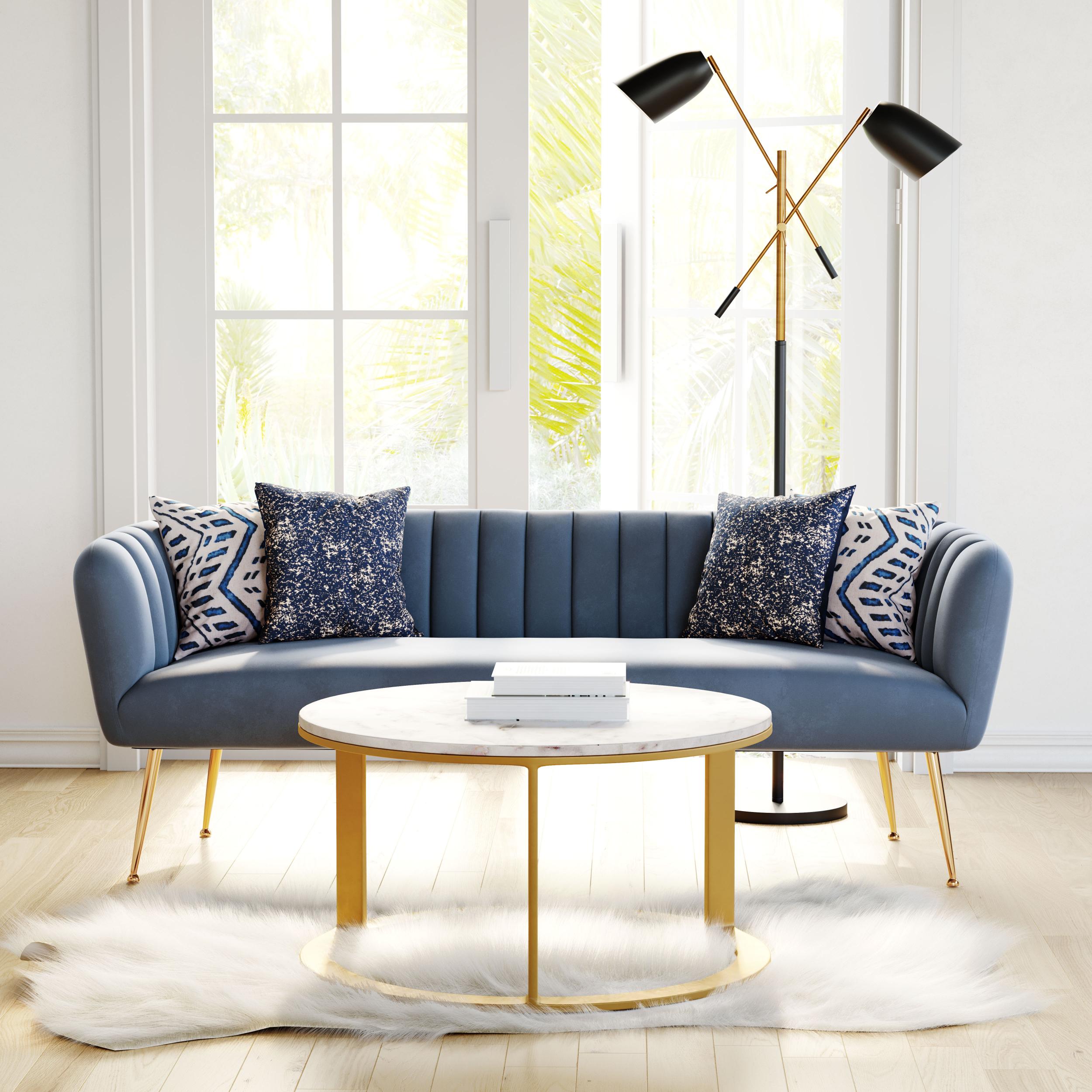 Zuo Modern Deco Sofa in Beige/Grey