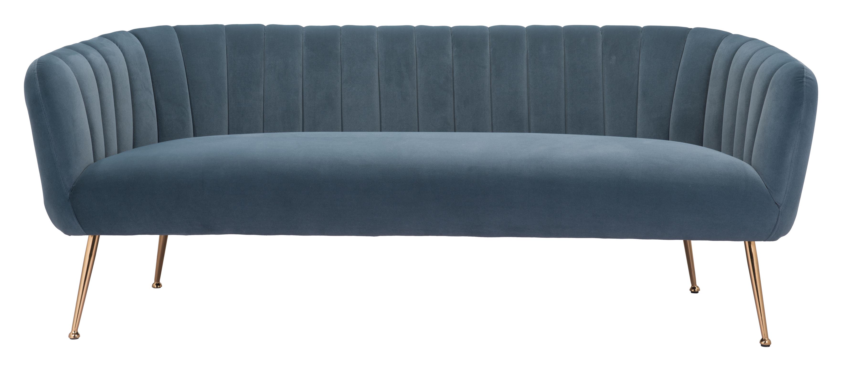 Zuo Modern Deco Sofa in Beige/Grey