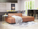 Zuo Modern Confection Sofa in Brown/Gray