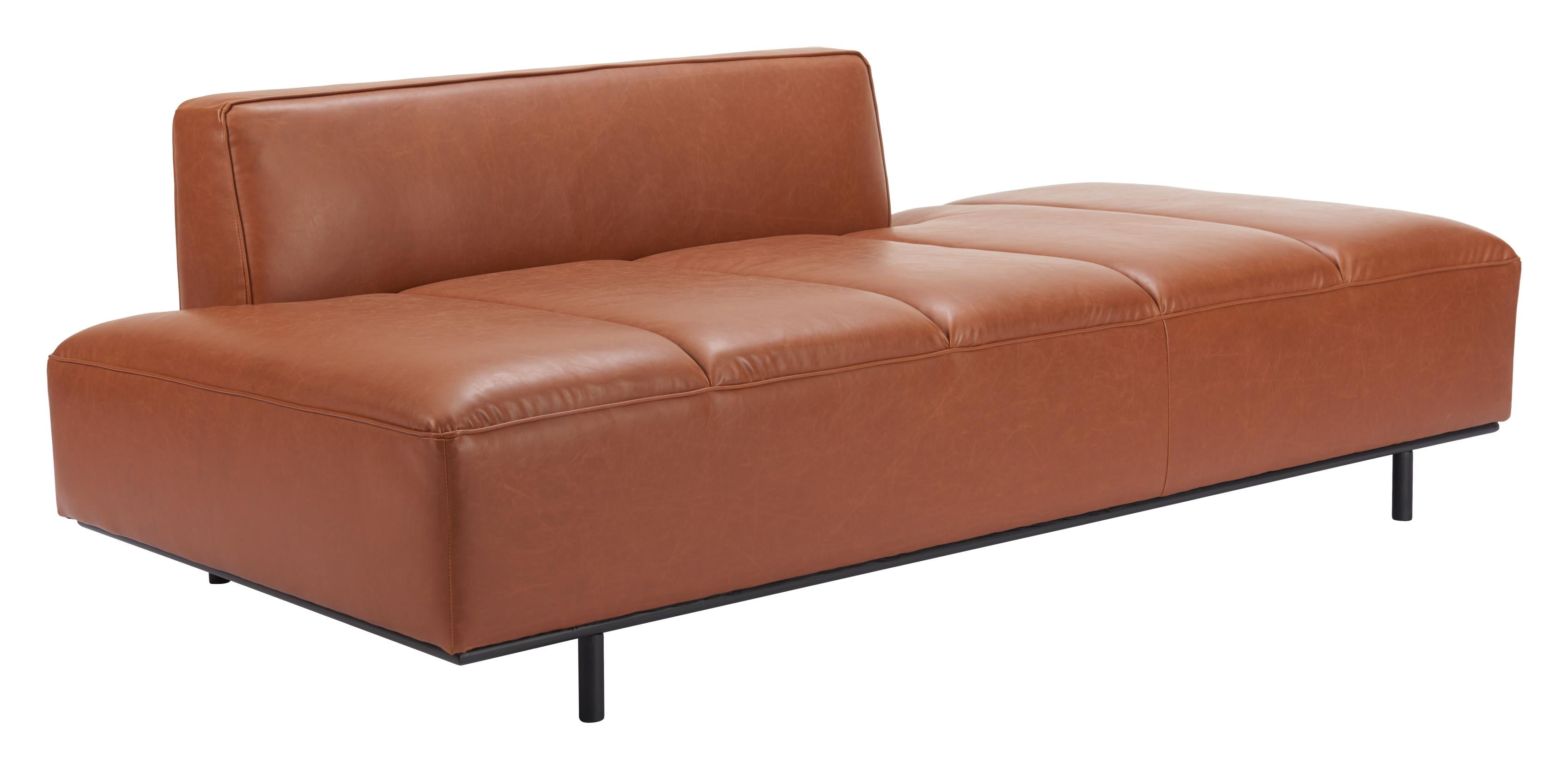 Zuo Modern Confection Sofa in Brown/Gray