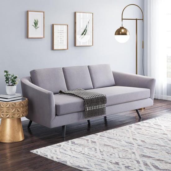 Zuo Modern Divinity Sofa in Gray/Brown