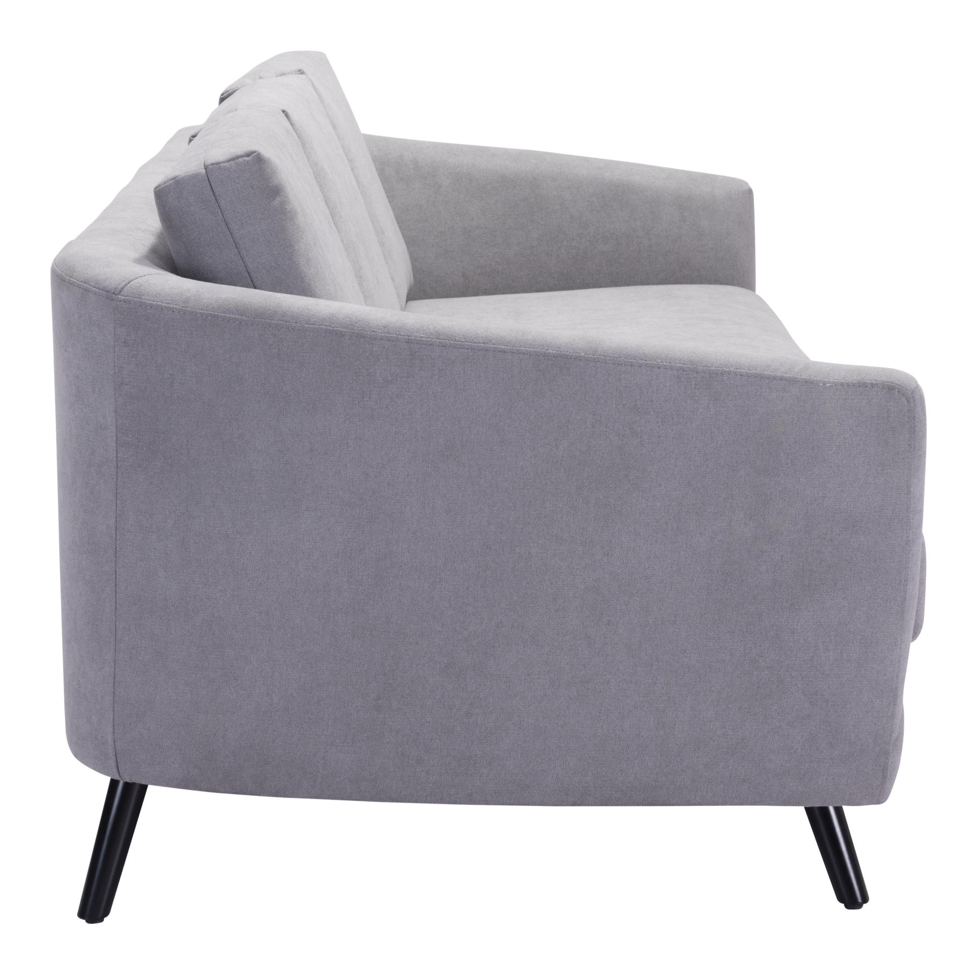 Zuo Modern Divinity Sofa in Gray/Brown