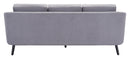Zuo Modern Divinity Sofa in Gray/Brown