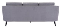 Zuo Modern Divinity Sofa in Gray/Brown