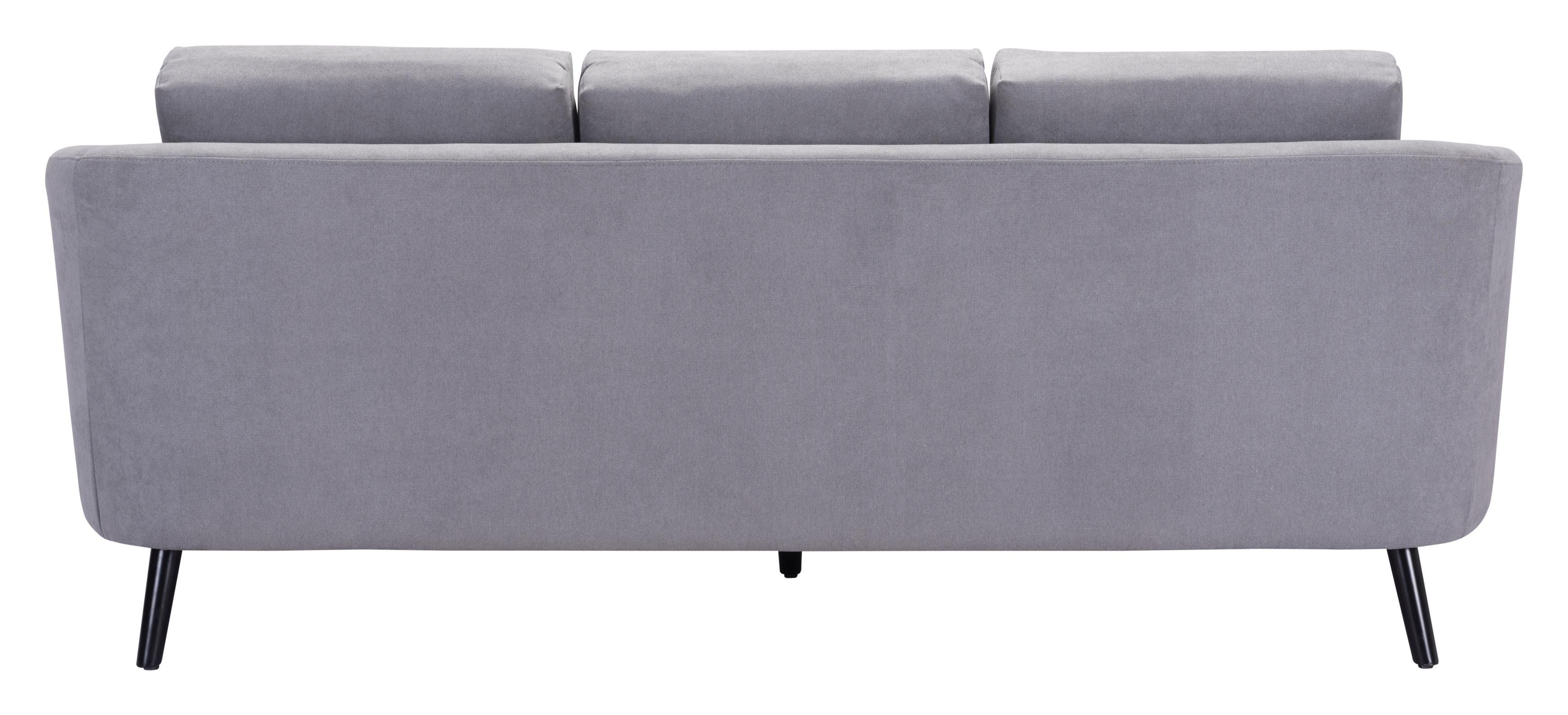 Zuo Modern Divinity Sofa in Gray/Brown