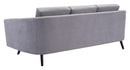 Zuo Modern Divinity Sofa in Gray/Brown