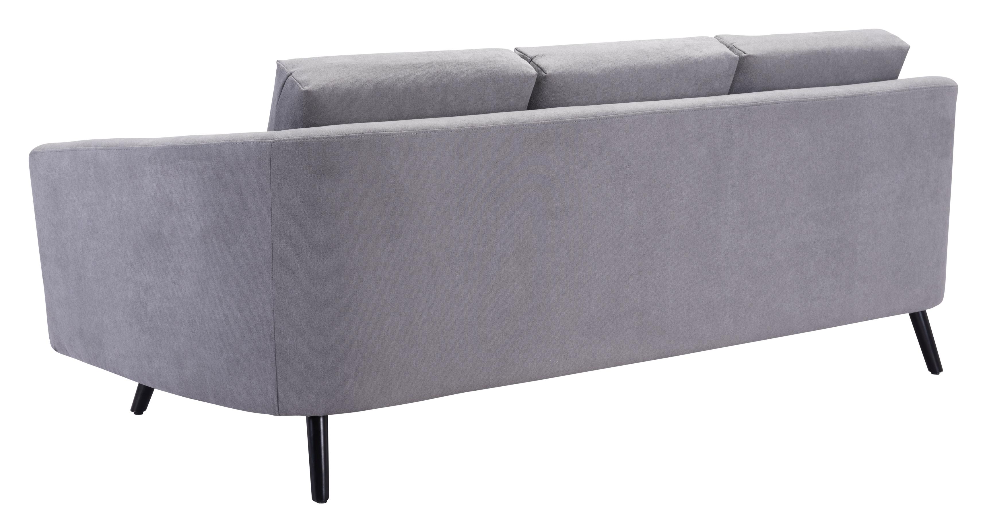 Zuo Modern Divinity Sofa in Gray/Brown