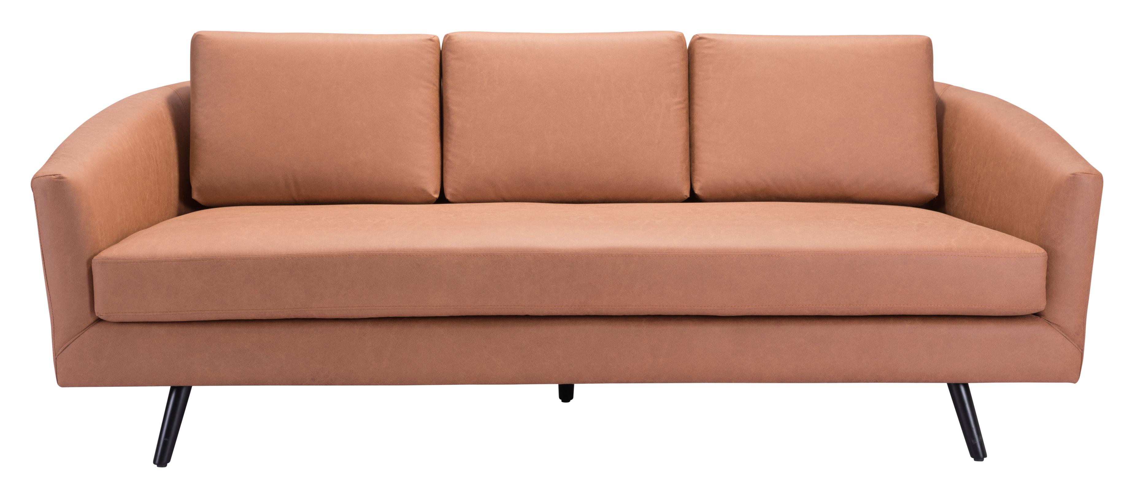 Zuo Modern Divinity Sofa in Gray/Brown