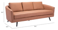 Zuo Modern Divinity Sofa in Gray/Brown