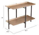Zuo Modern Benjamin Coffee Table Brass