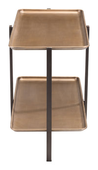 Zuo Modern Benjamin Coffee Table Brass