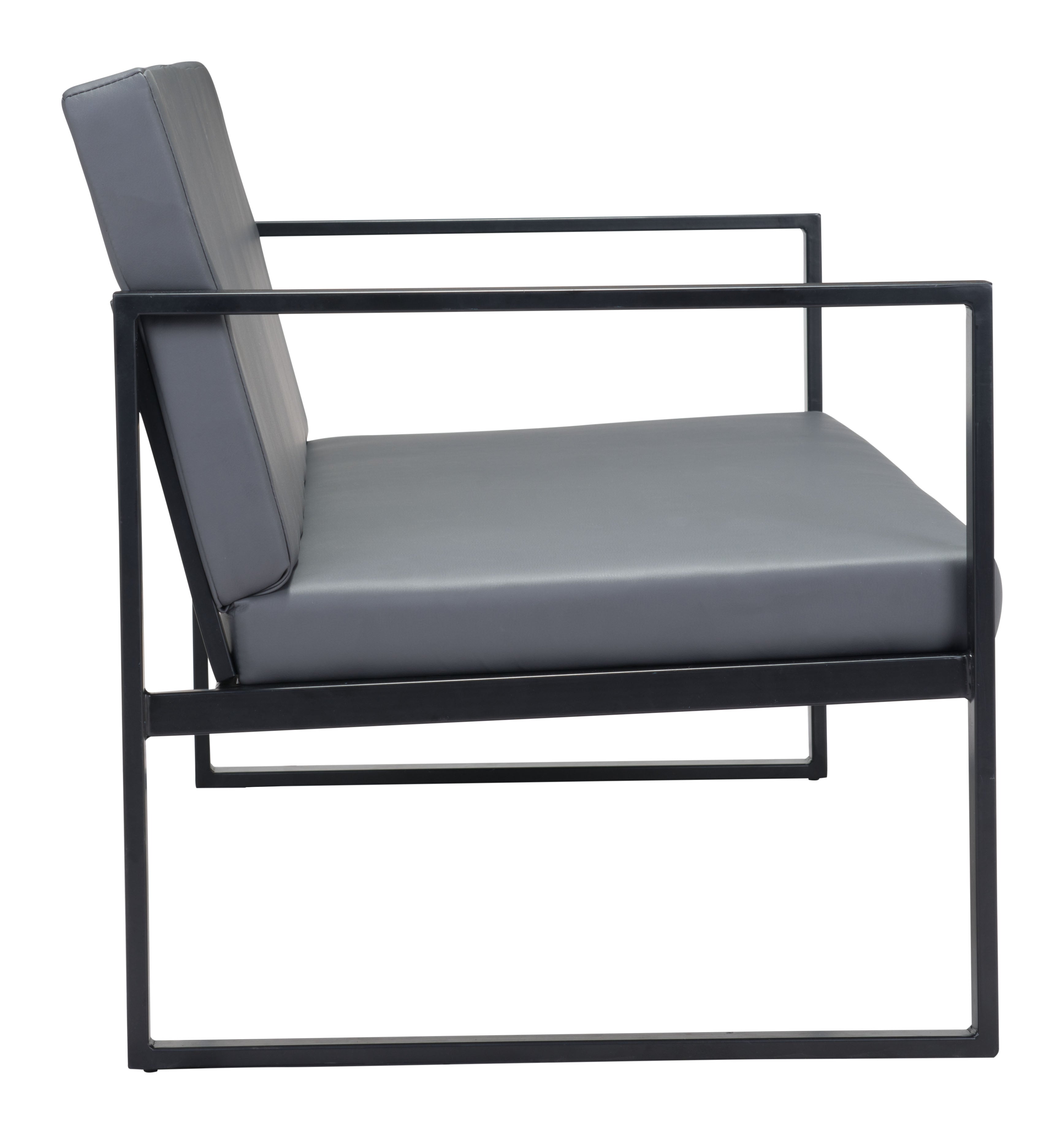 Zuo Modern Claremont Sofa in Gray