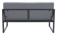 Zuo Modern Claremont Sofa in Gray