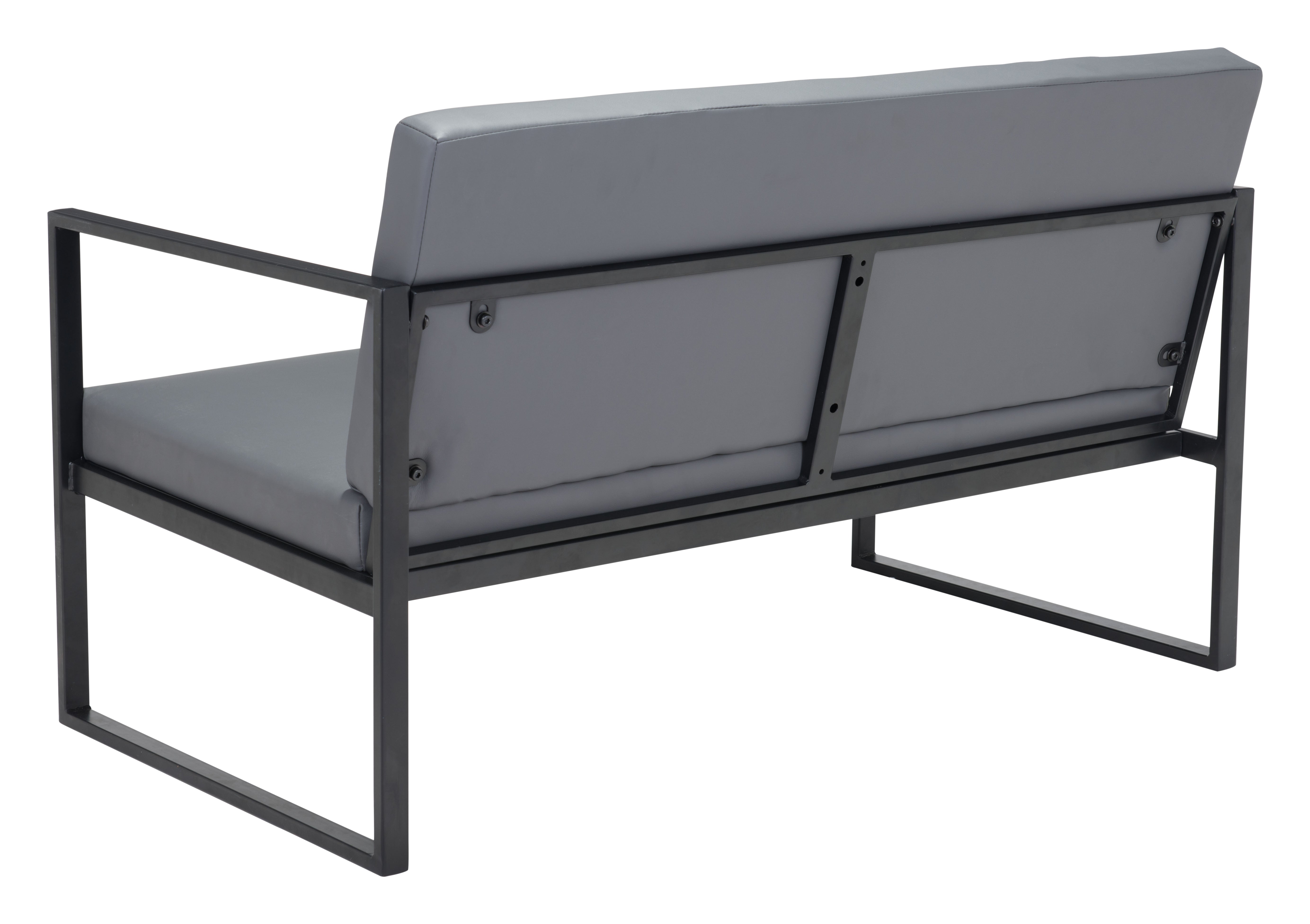 Zuo Modern Claremont Sofa in Gray