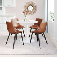 Daniel Dining Chair in Vintage Brown/Vintage Black/Gray