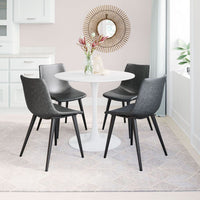 Daniel Dining Chair in Vintage Brown/Vintage Black/Gray
