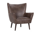 Sunpan Luther Lounge Chair - Havana Dark Brown/Tobacco Tan