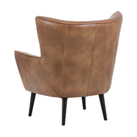 Sunpan Luther Lounge Chair - Havana Dark Brown/Tobacco Tan