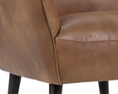 Sunpan Luther Lounge Chair - Havana Dark Brown/Tobacco Tan