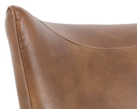 Sunpan Luther Lounge Chair - Havana Dark Brown/Tobacco Tan