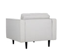 Sunpan Donnie Armchair - Coal Black/Dark Grey/Havana Dark Brown/Light Grey/Tobacco Tan