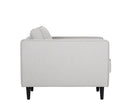 Sunpan Donnie Armchair - Coal Black/Dark Grey/Havana Dark Brown/Light Grey/Tobacco Tan