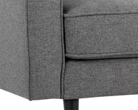 Sunpan Donnie Armchair - Coal Black/Dark Grey/Havana Dark Brown/Light Grey/Tobacco Tan