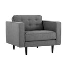 SUNPAN Donnie Armchair in Light/Dark Grey