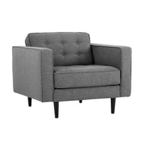 SUNPAN Donnie Armchair in Light/Dark Grey