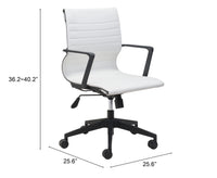 Zuo Modern Stacy Office Chair White