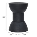 Zuo Modern Wisdom Side Table in Black