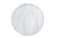 Sunpan Liv Side Table - White Marble