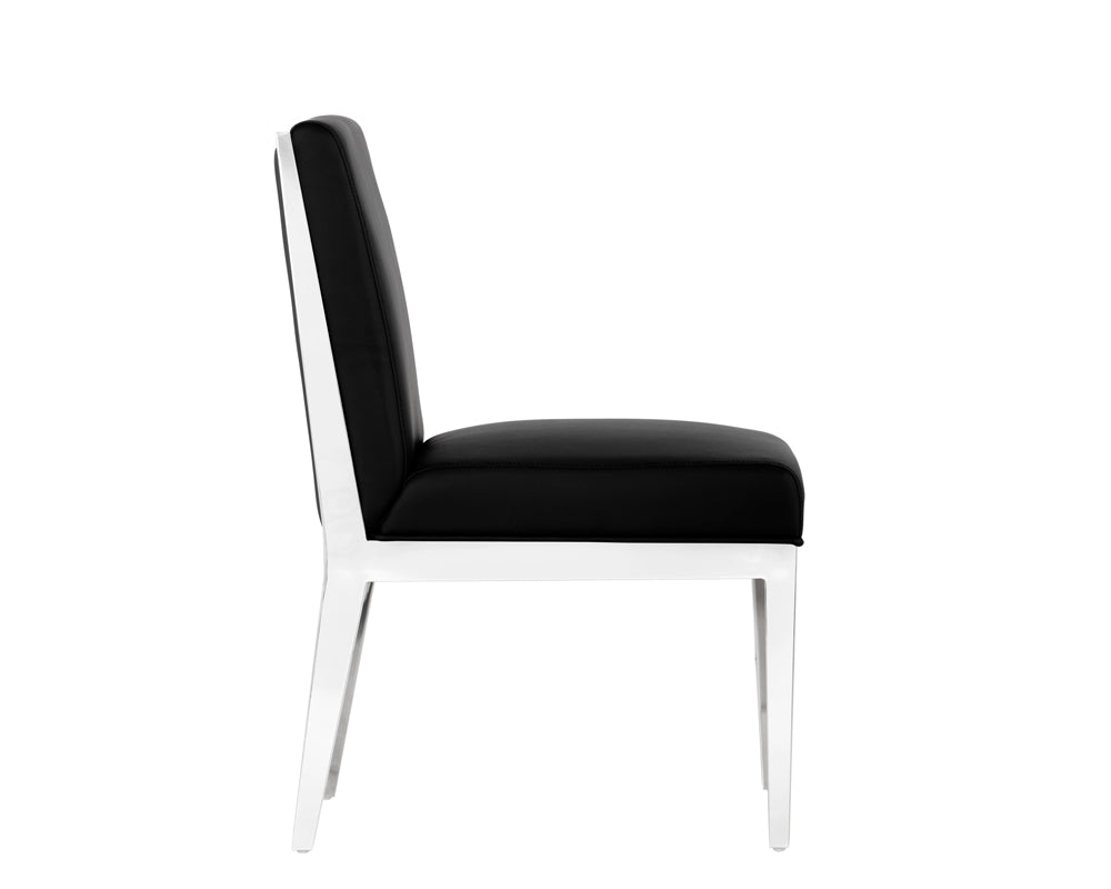 Sunpan Sofia Dining Chair - Black/Grey/White