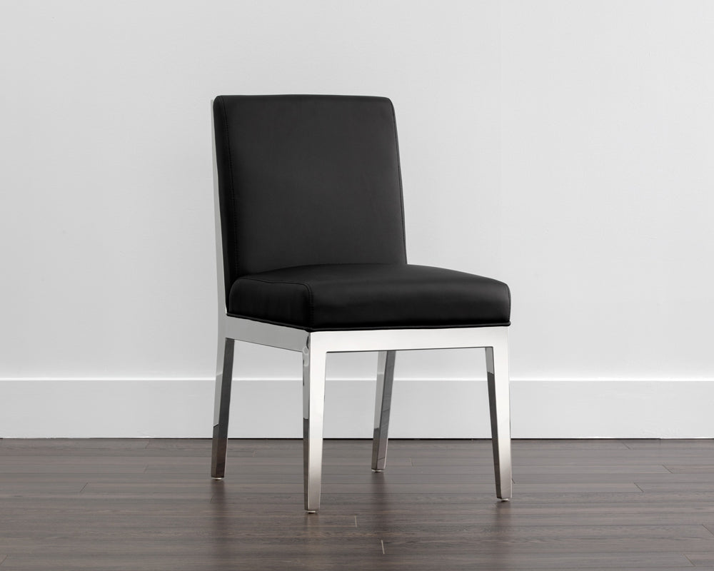 Sunpan Sofia Dining Chair - Black/Grey/White