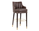 Sunpan Valerie Barstool - Havana Dark Brown