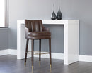 Sunpan Valerie Barstool - Havana Dark Brown