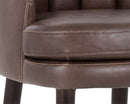 Sunpan Valerie Barstool - Havana Dark Brown