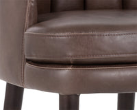 Sunpan Valerie Barstool - Havana Dark Brown