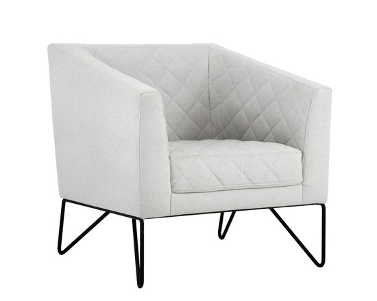 Sunpan Princeton Lounge Chair - Dark Grey/Light Grey