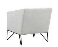 Sunpan Princeton Lounge Chair - Dark Grey/Light Grey
