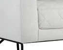 Sunpan Princeton Lounge Chair - Dark Grey/Light Grey
