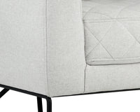 Sunpan Princeton Lounge Chair - Dark Grey/Light Grey