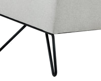 Sunpan Princeton Lounge Chair - Dark Grey/Light Grey