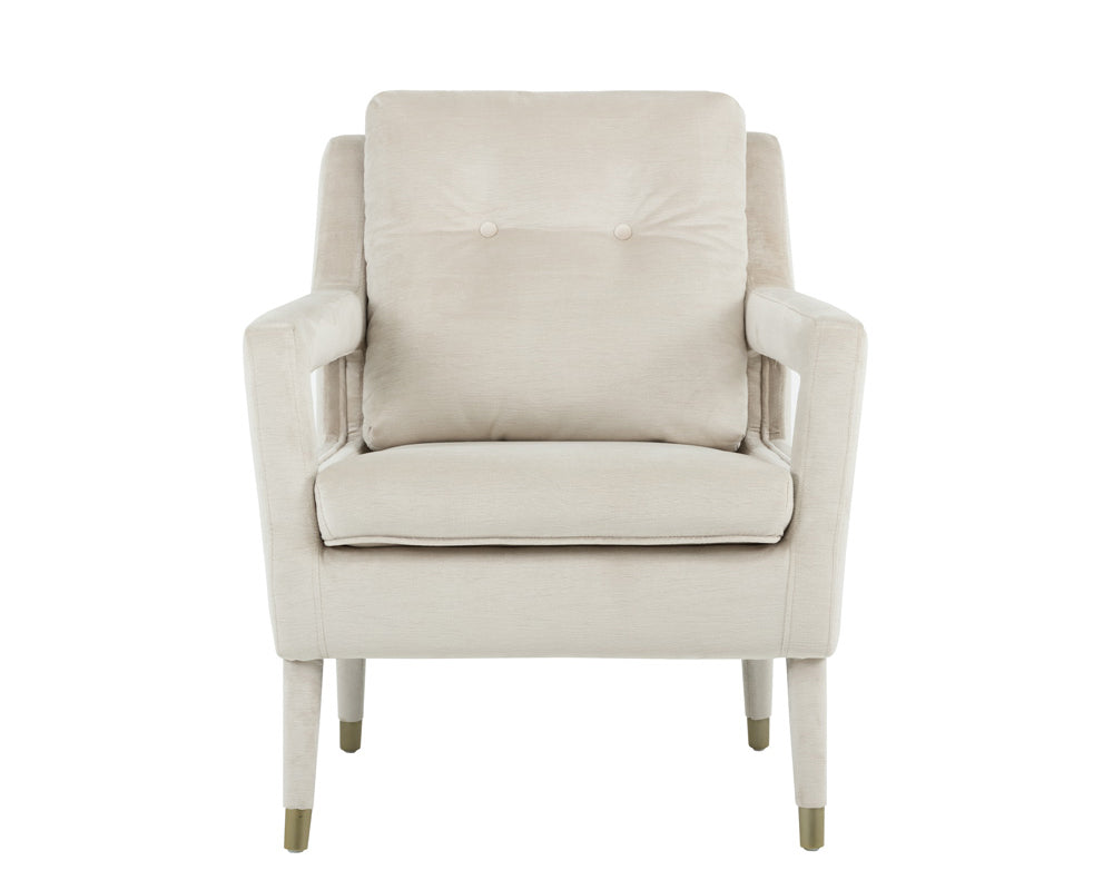 Sunpan Oxford Lounge Chair - Piccolo Black/Piccolo Prosecco