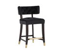 Sunpan Tatum Counter Stool in Piccolo Black