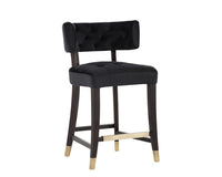Sunpan Tatum Counter Stool in Piccolo Black