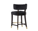 Sunpan Tatum Counter Stool in Piccolo Black