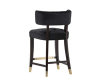 Sunpan Tatum Counter Stool in Piccolo Black